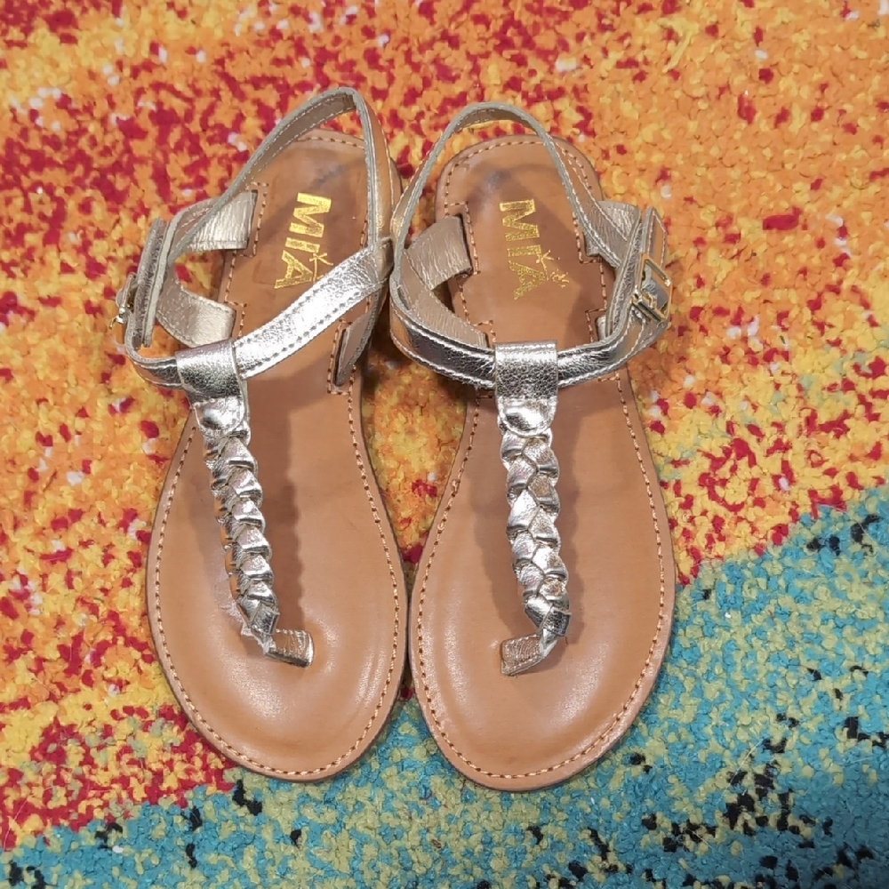 MIA Girl Metallic Sandals